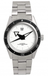 HYAKUICHI 101 Hyakuichi Mehaaniline Sukeldumis kell, Valmistatud 200m Veekindel &Uuml;hesuunaliselt P&ouml;&ouml;rlev Nr.10 Kell, Jaapan, Automaatne, Vastupidav, Bezel, 40mm, Valge, Meeste valge