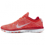 Nike Free TR Slip Resistant Abrasion Resistant Low top Training Shoes Women's Red 718785-601 38.5