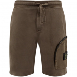 Stone Island Logo pingutusn&ouml;&ouml;riga vabaajushortsid Meeste l&uuml;hikesed p&uuml;ksid Pruun K1S156200002S0123-V0054 M