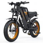 COSWHEEL GT20 Elektrijalgratas t&auml;iskasvanutele 1000W Nimiv&otilde;imsus 1500W Tippv&otilde;imsus 48V25AH Sertifitseeritud Aku 80Nm P&ouml;&ouml;rdemoment Maastikus&otilde;iduks Pikkade Vahemaade S&otilde;iduks must