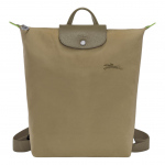 Longchamp Le Pliage Tekstuuriga logo Reguleeritav lai &otilde;larihm Seljakott Naiste seljakott Artisokiroheline 10284919M04 Basic Set (Bag)