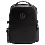 Lululemon New Crew 22L Klassikalise logoga taaskasutatud nailonist seljakott Unisex seljakott Graafithall LU9CLES-043646 Black & Graphite Gray/BLK/GGRE