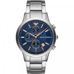 Emporio Armani Ajalooline Kollektsioon Must T&auml;hikuga Roostevabast Terasest Meeste Kvarts Kronograafkell AR11458 must