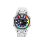 CASIO Unisex vedelkristall, analoog-kahekordse n&auml;iduga seeria 48,5 mm must kell GA-2100-7A(Watch8--) Regular Watch Box