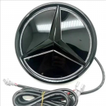 Mercedes Benzi Auto Eesmise Iluv&otilde;re T&auml;he Embleem LED-valgustusega Logo Valge Sinine Punane Valgus Mercedes Benzi W204 GLK200 GLK260 G jaoks Glowing red must