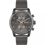 BOSS Skymaster Hall Milanese K&auml;ev&otilde;ru Meeste Kvartsikell 1513837 hall