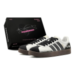 Adidas Vl Court Classic Tindiv&auml;rvitud Armsad J&auml;ljed, Preppy Stiil, &Otilde;hukese Tallaga Jalan&otilde;ud, Mugavad Kerged, Individuaalselt L&otilde;busad JI0497(TeamS2-S-BOX) 35⅔
