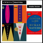 Robert Greene 5-raamatuline komplekt (KOKKUV&Otilde;TLIKUD V&Auml;LJAANDED) &ndash; T&auml;pne Koopia Komplekt | 48 V&otilde;imu Seadust, Veetluskunst, Meisterlikkus & Rohkem (V&auml;iksem&nbsp;versioon) 5 books