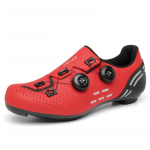 Quick Lace Pro Jalgrattakingad Suurus 36-46 MTB Meeste Spordi Maanteeratta Saapad Lamedad V&otilde;istluskiiruse Tossud Rada M&auml;giratta Jalatsid 36 punane
