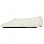 ZARA lilleprindiga ruudukujulise ninaga baleriinad Valge Naiste 3545510850 36