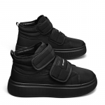 Talvised lumesaapad meestele Naised hoiavad soojas puuvillased jalan&otilde;ud matkajalatsid Palus soojad k&otilde;rged pahkluu saapad meeste tossud 39 must