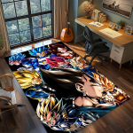 Dragon Ball Goku Anime Vaip Vaip Suur Ala Vaip Libisemisvastane Pestav P&otilde;randamatt M&auml;nguri Tuba Magamistuba Kodu Kaunistus -QJY 80x120cm