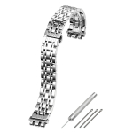 17 19 21MM Muudetud kellarihm Metall&uuml;hendusega Swatch Irony Klassikalisele Kollektsioonile YVS441G YAS112G Roostevabast terasest rihm 17mm h&otilde;be