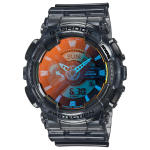 Casio G-SHOCK Meeste Vaik 200M Veekindel Digitaalne P&otilde;rutuskindel Kvartsikell GA-110TLS-8A hall v&auml;rv