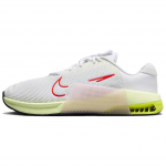 Nike Metcon 9 Valge Volt Crimson Naiste Tossud Barely-Volt Bright-Crimson DZ2537-101 38.5