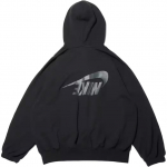 Nike kapuutsiga lukuga kirjalogo tr&uuml;kitud pikkade varrukatega dressipluus naistele dressipluus hall FV7516-010 M
