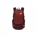 The North Face Logo Prindiga Suure Mahutavusega Pol&uuml;ester Matkakott Unisex Seljakott S&uuml;gavpunane NM2SN60B Dark Red