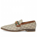 Gucci GG Supreme Horsebit Mokassiinid Meeste Beež 759648 FACIQ 9756 40
