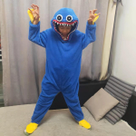 Halloweeni dinosaurus kost&uuml;&uuml;m lastele - Poppy's Playtime koletise pidžaama Cosplay 140 sinine