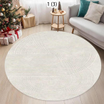 Moodsad vaibad magamistuppa Minimalistlik elutoa kaunistus &Uuml;mmargune libisemisvastane vaip Pehme voodi k&otilde;rval p&otilde;randamatt Pestav &otilde;ppimiseks m&otilde;eldud vaip Diameter 120cm gray