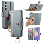 Rahakott Kaardipesa Nahast Telefonikott Samsung S25 Edge S26 S24 Ultra S23 S22 Plus S21FE A55 A35 A07 A17 A56 A36 A26 A16 jaoks Kate Galaxy S26 Ultra sinine