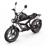 DUOTTS F20 20-tollise rattaga maastikuratas, retro stiilis, paksude rehvidega, elektermootoriga, 52V 27Ah, maksimaalne s&otilde;iduulatus kuni 130 km, maksimaalne kandev&otilde;ime 150 kg, must. must