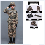 Laste Camouflage S&otilde;jav&auml;e Treeningvorm - Eri&uuml;ksuse Kost&uuml;&uuml;m 1. Juuni Etenduseks Size 120 black