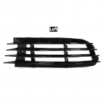 Esipamperi Udutulede Lambi Kate Iluv&otilde;re Alumine Iluv&otilde;re Raam Volkswageni VW Golf 5 MK5 R32 2005-2009 jaoks left