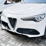 Alfa Romeo Stelvio 2017 2018 2019 2020 2021 2022 2023 2024 2025 2026 Autole Eesmise Kaitseraua Huuliku Kere Modifikatsiooni Komplekt Glossy Black