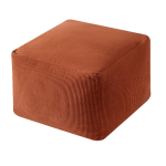 40cm Sametine Ottomani Jalatool Pouffe Pouf Kate Koduhoiustamine Maroko Padjakate Futoni Istumispadi Kate Ilma T&auml;idiseta (as the picture,40x40x30cm) brown