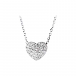 Swarovski s&uuml;damekujuline imitatsioonkristallist kaelakee naistele 1809006 h&otilde;be