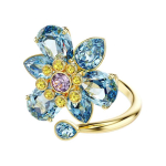 Swarovski Idyllia Lillekujundusega Kristallist S&otilde;rmus Naistele Sinine 5709031 sinine