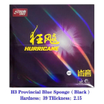 DHS Hurricane 3 provintsi sinise k&auml;snaga lauatennise kate Pips-in Originaal DHS Ping Pong k&auml;sn Professionaalne kate Black H39 T2.15