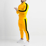 Meeste liigendiga p&uuml;stkraega pikkade varrukatega pikad p&uuml;ksid vabaaja spordikomplekt XXXL orange