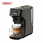 HiBREW H1B 5-in-1 kapselkohvimasin, 20-baarine k&otilde;rgsurveekstraheerimine, 1450W v&otilde;imsus, kohandatav veekogus, topeltrežiimid kuuma ja k&uuml;lma ekstraheerimise jaoks. must