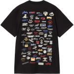 Carhartt WIP SS25 L&uuml;hikeste varrukatega logoga t-s&auml;rk Meeste t-s&auml;rgid Must I034643-89-XX S gray