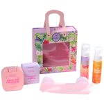 Whimsy Beauty Everyday Glow Nahahoolduskomplekt Lastele & Eelteismelistele | Laste Puhastusvahend, P&auml;ikesekaitsekreem, P&auml;ikesekaitsepihusti & Niisutaja | Igap&auml;evane Nahahooldus pink
