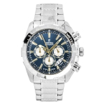 Festina Timeless Chronograph Roostevabast terasest Sinise sihverplaadiga Kvarts F20668-5 100M Meeste k&auml;ekell sinine