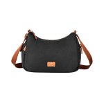 Nordace Siena Hobo Crossbody kott - Turvaline RFID-blokeeriva tasku ja peidetud sahtel reisimiseks &otilde;lakott. , Must-pruun, Standard black