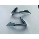 Nissan Qashqai J12  2024 jaoks ABS Kroomitud Esip&otilde;rniku Udutulede Lambi Raami Katte Dekoratiivliistud Autode Stiilitarvikud ABS Chrome gray