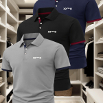 3 tk Meeste Polo S&auml;rgi Komplekt, Moodne &Auml;rikasuaalne Rev&auml;&auml;riga, Mugav Suvine Hingav L&uuml;hikeste Varrukatega Rev&auml;&auml;riga Polo S&auml;rk Top, Kingitus L must/tumesinine v&auml;rv