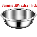 &Uuml;limalt paks 304 roostevabast terasest valamu k&ouml;&ouml;giviljade, n&auml;o ja pesu jaoks Extra Thick Multi-Purpose 1-Piece