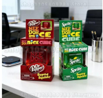 Dr Pepper x NeeDoh Nice Cube Squishy Stressileevendusm&auml;nguasi, Pehme pigistatav Fidget-kuubik lastele ja t&auml;iskasvanutele, &Auml;revust leevendav sensoorne m&auml;nguasi