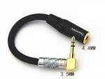 HIFI Emane 4,4 MM Tasakaalustatud K&otilde;rvaklappide Adapter Heli Kaabel 4,4 mm kuni 3,5 mm 4,4 mm kuni 2,5 mm 4,4 mm kuni 6,35 mm 4,4 mm kuni XLR 4-Pin Nurk About 10cm