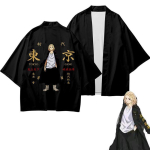 Uus Tokyo Revengers Haori Jakk Sano Manjirou Ken Ryuguji Haori Anime Cosplay Kost&uuml;&uuml;mid Jaapani Kimono Suvised L&uuml;hikeste Varrukate Topid T-s&auml;rk L&uuml;hikesed P&uuml;ksid XXL black