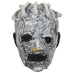 Film Slipknot Cosplay Mask &Uuml;ritus Corey Taylor Cosplay Lateksmask Halloween Slipknot Mask Pidupidu Baar Kost&uuml;&uuml;mi Rekvisiidid T&auml;iskasvanu valge