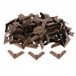 100 tk Metallist raamatute fotoalbumi men&uuml;&uuml; Nurgad Kaitsmed 28x28x7mm 30x30x7mm