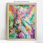 5D DIY teemantmaaling Anime T&uuml;drukutele t&auml;is&uuml;mmarguse tikandi allahindlus Rhinestone pilt 20X30