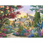 Teemanttikandiga maastik rhinestone teemantmaal T&auml;ielik puurmaastiku seinakaunistus 20X30CM