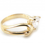 Bague Plaqu&eacute; Or 'Love Design' 54 kuld